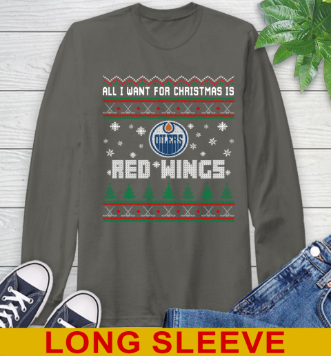 Edmonton Oilers NHL Hockey All I Want For Christmas Is My Team Sports 64