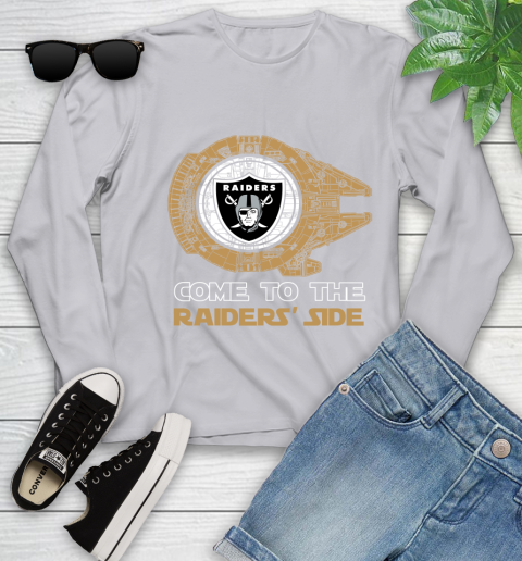 NFL Come To The Oakland Raiders Wars Football Sports Youth Long Sleeve 5