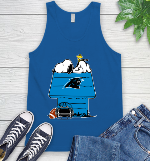 Carolina Panthers NFL Football Snoopy Woodstock The Peanuts Movie Tank Top 5