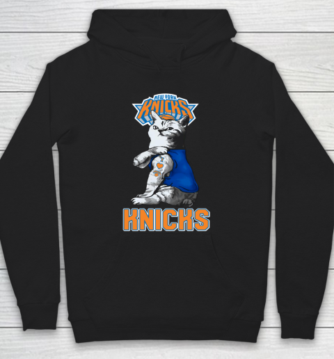 NBA Basketball My Cat Loves New York Knicks Hoodie