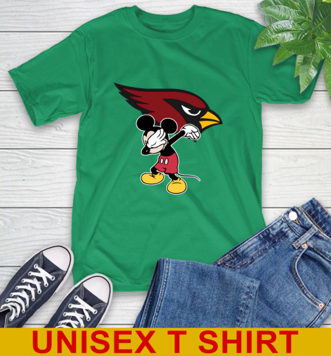 Arizona Cardinals NFL Football Dabbing Mickey Disney Sports T-Shirt 7