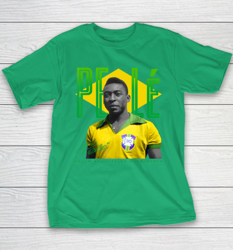 Pele Brazil Youth T Shirt Tee For Sports