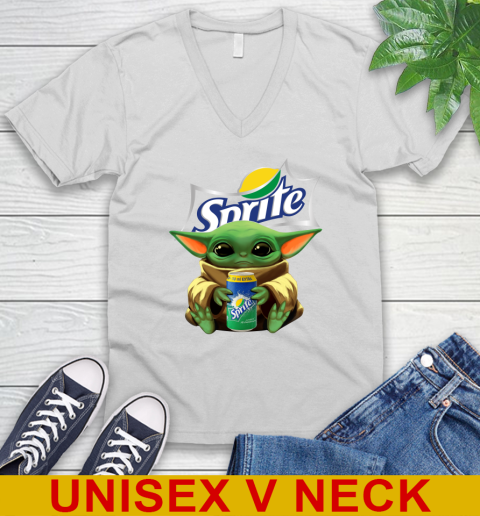 Star Wars Baby Yoda Hugs Sprite Soft Drink Shirt 49