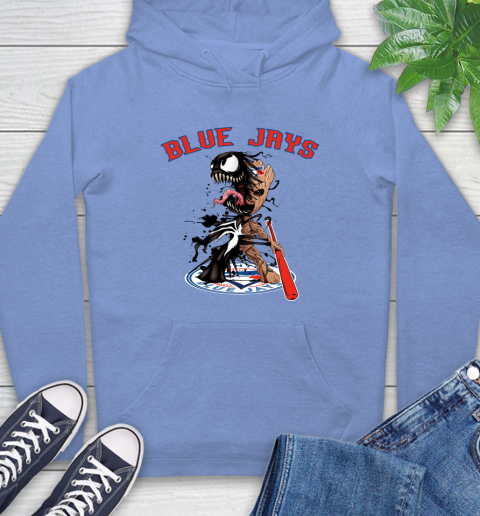 MLB Toronto Blue Jays Baseball Venom Groot Guardians Of The Galaxy Hoodie 11