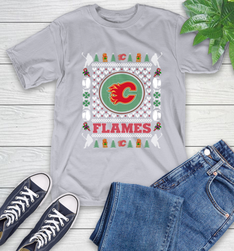 Calgary Flames Merry Christmas NHL Hockey Loyal Fan Ugly Shirt 6