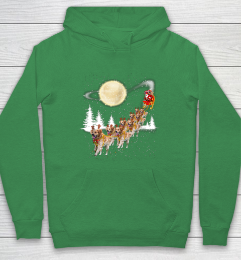 Golden Retriever Reindeer Christmas Hoodie 5