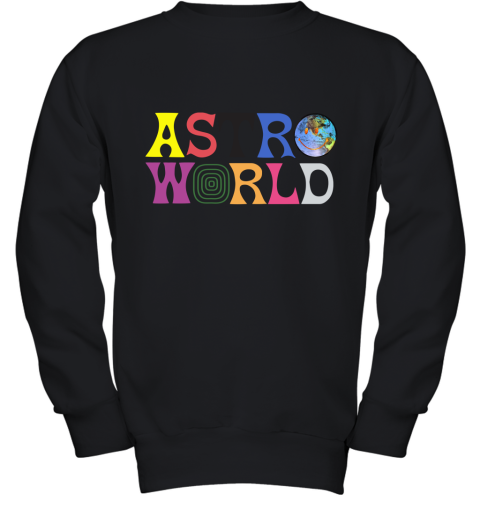 Travis Scott Astroworld White Tour Off Concert Merch Hip Hop Youth Sweatshirt