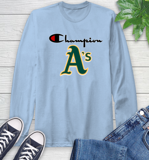 MLB Baseball Oakland Athletics Champion Shirt Long Sleeve T-Shirt 6