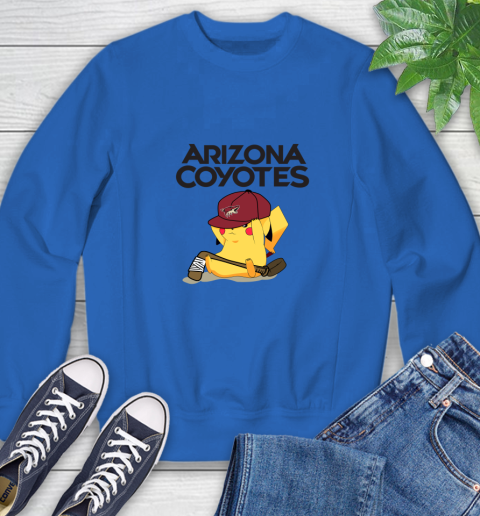 NHL Pikachu Hockey Sports Arizona Coyotes Sweatshirt 8