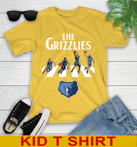 NBA Basketball Memphis Grizzlies The Beatles Rock Band Shirt Youth T-Shirt 9