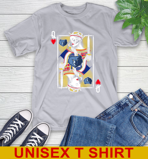 NBA Basketball Memphis Grizzlies The Queen Of Hearts Card Shirt T-Shirt 5