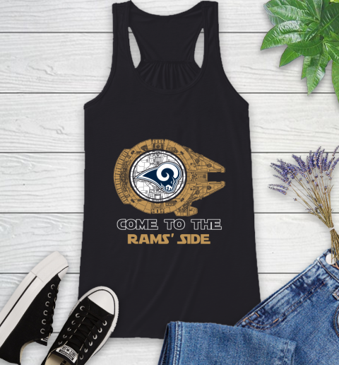 NFL Come To The Los Angeles Rams Wars Football Sports Racerback Tank
