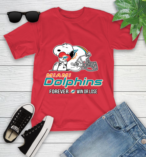 NFL The Peanuts Movie Snoopy Forever Win Or Lose Football Miami Dolphins 112
