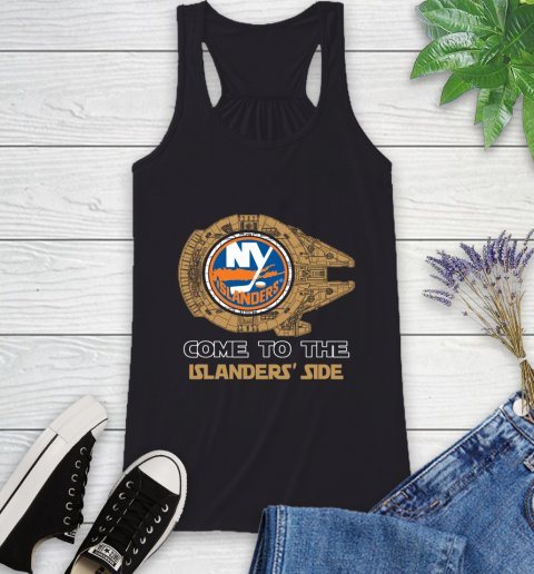 NHL Come To The New York Islanders Wars Hockey Sports Racerback Tank