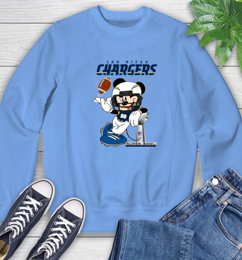 NFL San diego chargers Mickey Mouse Disney Super Bowl Football T Shirt Sweatshirt 11