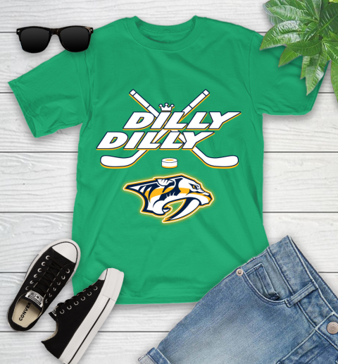 NHL Nashville Predators Dilly Dilly Hockey Sports Youth T-Shirt 6