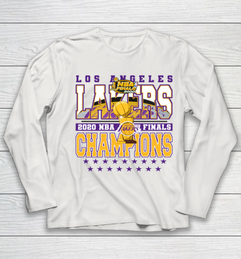 LA Lakers 2020 NBA Finals Champions Youth Long Sleeve 8