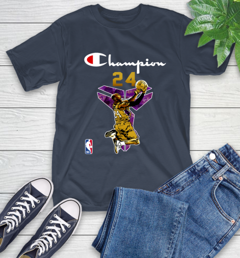 Kobe Bryant Champion Black Mamba 24 Shirt 3