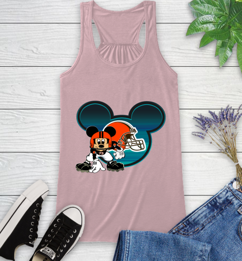 NFL Cleveland Browns Mickey Mouse Disney Football T Shirt Racerback Tank 11