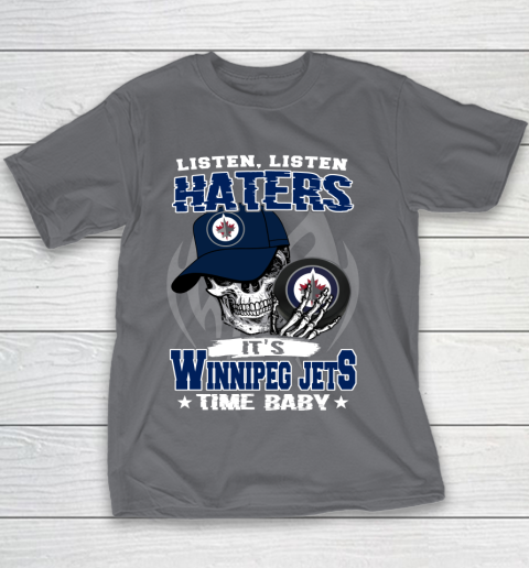 Listen Haters It is JETS Time Baby NHL Youth T-Shirt 5