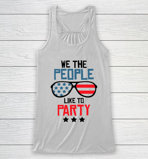 We The People Like To Party Racerback Tank