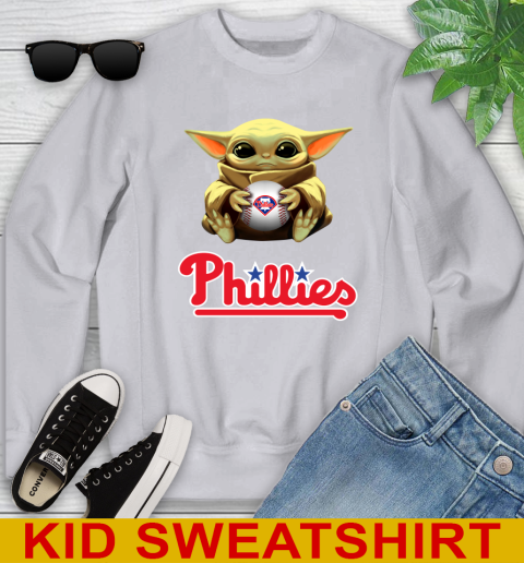 MLB Baseball Philadelphia Phillies Star Wars Baby Yoda Shirt 116