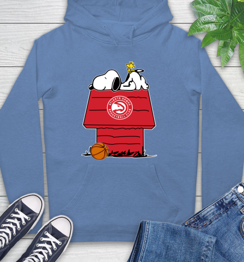 Atlanta Hawks NBA Basketball Snoopy Woodstock The Peanuts Movie Hoodie 11