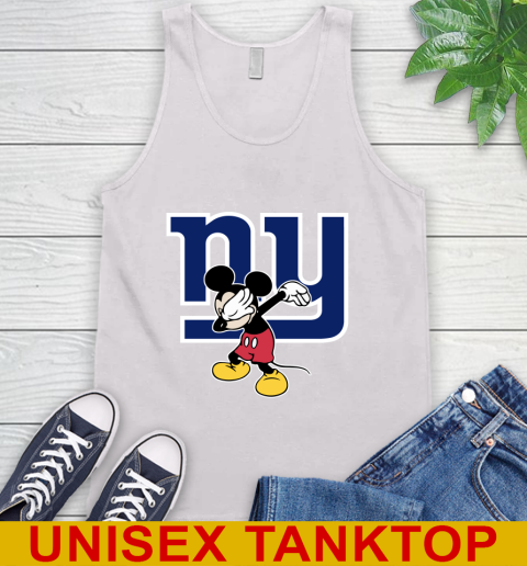 New York Giants NFL Football Dabbing Mickey Disney Sports Tank Top