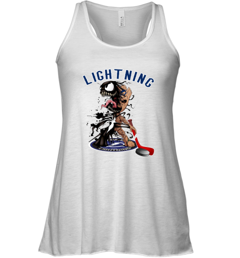 NHL Tampa Bay Lightning Hockey Venom Groot Guardians Of The Galaxy ookuxuVBCqO flowy tank 32 95 151514 front white