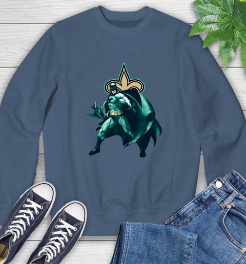 NFL Batman Football Sports New Orleans Saints Sweatshirt 7