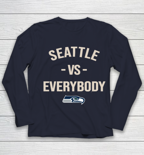 Seattle Seahawks Vs Everybody Youth Long Sleeve 2