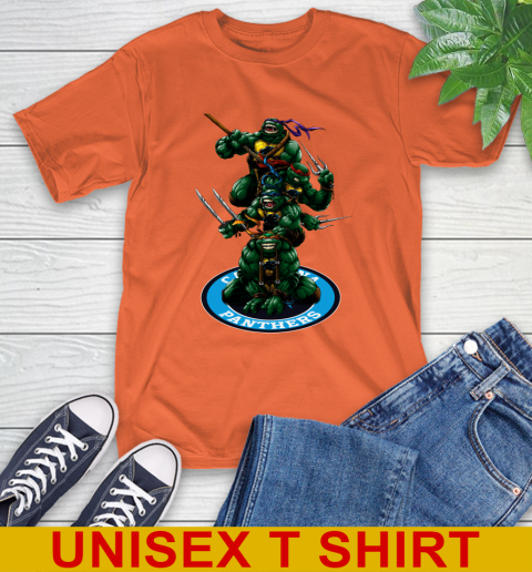 NFL Football Carolina Panthers Teenage Mutant Ninja Turtles Shirt T-Shirt 5