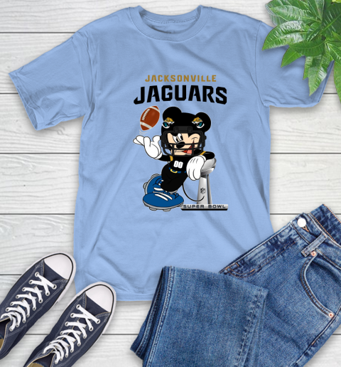 NFL Jacksonville Jaguars Mickey Mouse Disney Super Bowl Football T Shirt T-Shirt 11