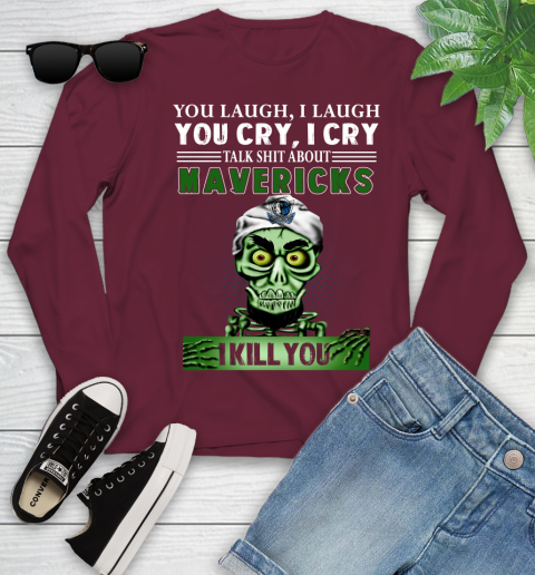 NBA Talk Shit About Dallas Mavericks I Kill You Achmed The Dead Terrorist Jeffrey Dunham Basketball Youth Long Sleeve 6