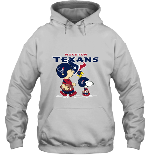 Houston Texans Let's Play Football Together Snoopy NFL Hoodie