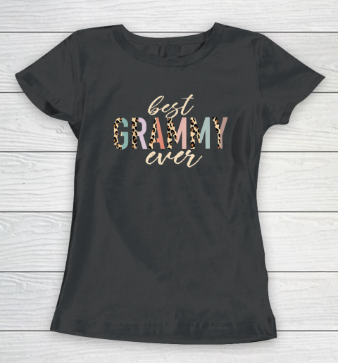 Best Grammy Ever Gifts Leopard Print Mother's Day Women's T-Shirt
