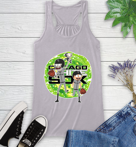 MLB Chicago White Sox Rick And Morty Baseball Sports Racerback Tank 5