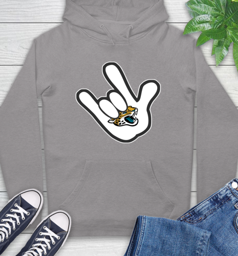 Jacksonville Jaguars NFL Football Mickey Rock Hand Disney Hoodie 6