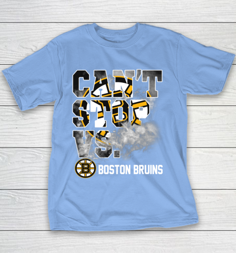 NHL Boston Bruins Hockey Can't Stop Vs Youth T-Shirt 8