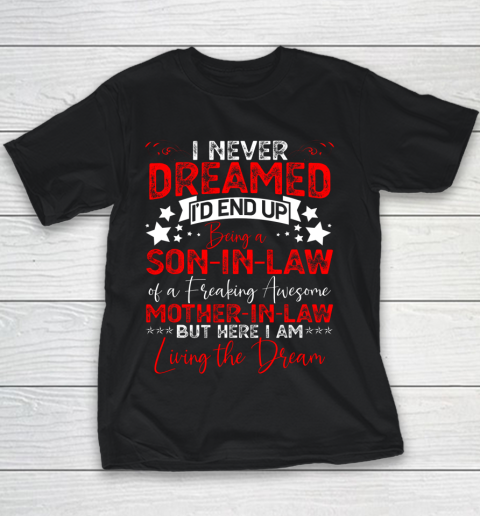 Son In Law Shirt Birthday Gift From Awesome Mother In Law Youth T-Shirt