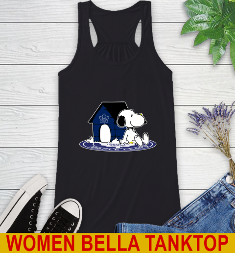 NHL Hockey Toronto Maple Leafs Snoopy The Peanuts Movie Shirt Racerback Tank 2