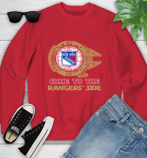 NHL Come To The New York Rangers Wars Hockey Sports Youth Sweatshirt 8