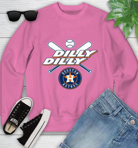 MLB Houston Astros Dilly Dilly Baseball Sports Youth Sweatshirt 7