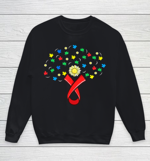 Autism Awareness Sunflower Youth Sweatshirt