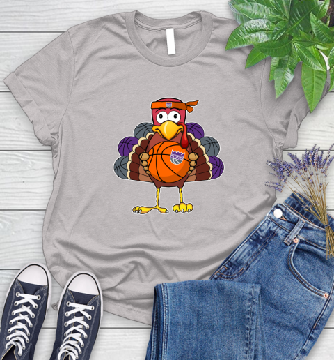 Sacramento Kings Turkey thanksgiving day Women's T-Shirt 10