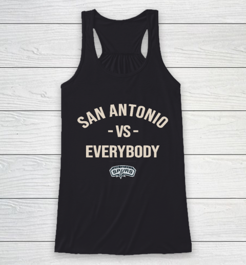 San Antonio Spurs Vs Everybody Racerback Tank