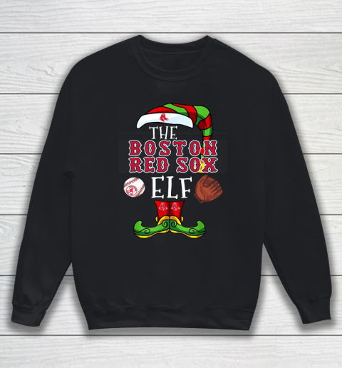 Boston Red Sox Christmas ELF Funny MLB Sweatshirt