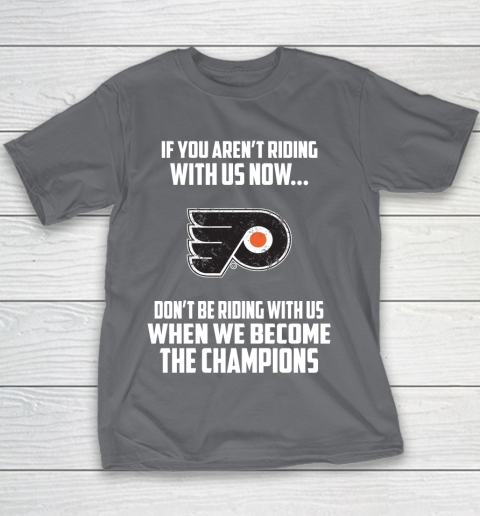 NHL Philadelphia Flyers Hockey We Become The Champions Youth T-Shirt 5