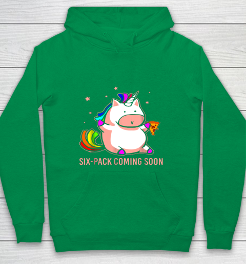 Unicorn Six Pack Funny Cute Shirt Coming Soon Fat Unicorn Youth Hoodie 4
