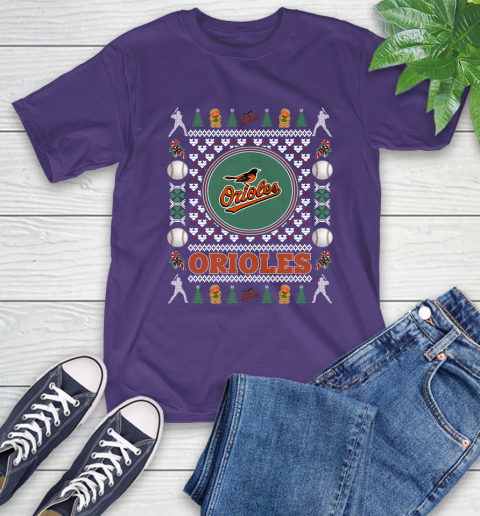 Baltimore Orioles Merry Christmas MLB Baseball Loyal Fan Ugly Shirt 5
